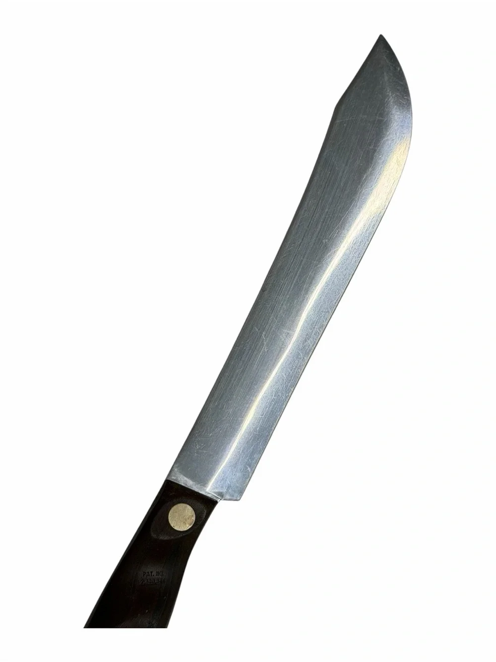Cutco No 22 Butcher Knife w/Brown Swirl Handle 8